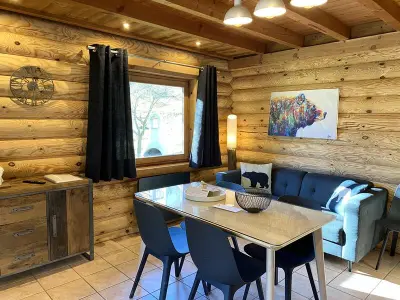 Chalet en La Bresse,LOURS BLANC Chalet en rondins 1375076 N°1016277