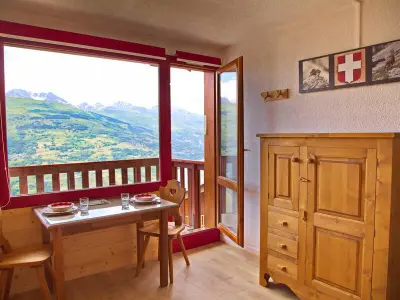 Appartement à La Plagne Tarentaise, Studio cosy pour 2 personnes avec balcon à La Plagne, proche pistes - L1016508