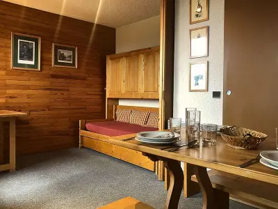 Appartement à Les Avanchers Valmorel, Studio divisible avec balcon, proche des pistes et commerces - L1016622