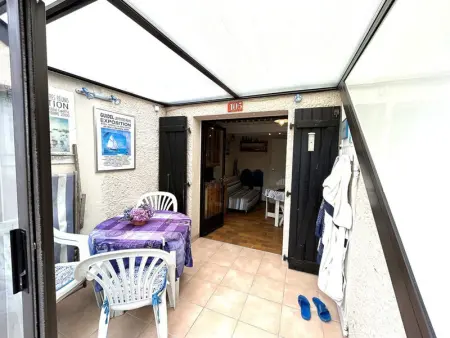 Maisonnette avec véranda, piscine chauffée, parking à Guidel - Photo 12