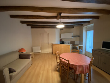 Location Wohnung in La Roche Posay,Charmant apt avec WIFI à 70m des Thermes - Animaux admis FR-1-541-142 N°1017049