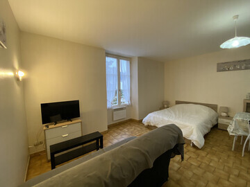 Location Wohnung in La Roche Posay,Studio lumineux centre-ville La Roche-Posay avec WI-FI et lave-linge FR-1-541-145 N°1017052