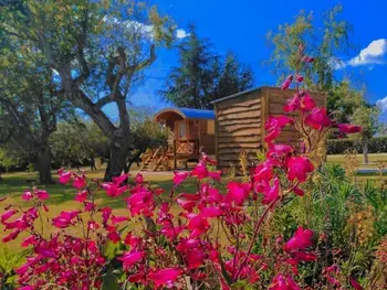 Casa rural en Villentrois Faverolles en Berry,Roulotte authentique avec piscine chauffée et petit-déjeuner inclus FR-1-591-619 N°1017348