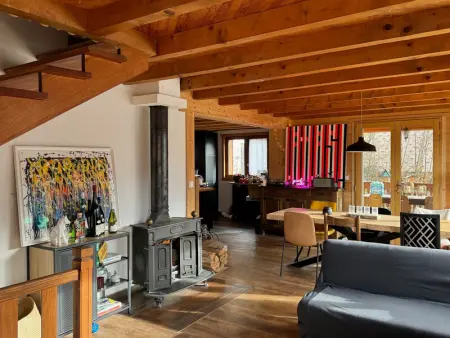 Chalet spacieux 12 pers, 4 ch, 4 sdb, cuisine équipée, parking, cheminée - Photo 4