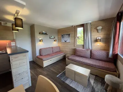 Wohnung in La Plagne Tarentaise, Appartement cosy à Plagne 1800 avec parking et piscine chauffée - L1017501