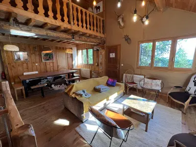 Chalet à Pra Loup, Chalet rustique à Pra-Loup pour 10 pers, grande terrasse & cuisine équipée FR-1-471-219 N°1017555