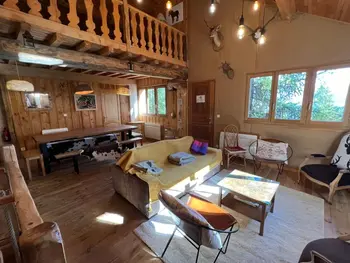 Chalet a Pra Loup,Chalet rustique à Pra-Loup pour 10 pers, grande terrasse & cuisine équipée FR-1-471-219 N°1017555