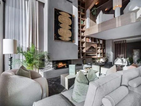 Chalet d'exception avec sauna, piscine chauffée et salle de cinéma - Photo 4