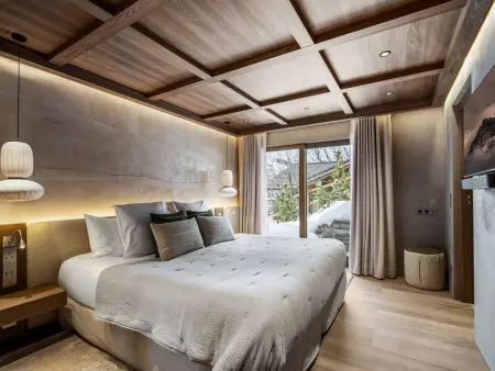 Chalet d'exception avec sauna, piscine chauffée et salle de cinéma - Photo 5