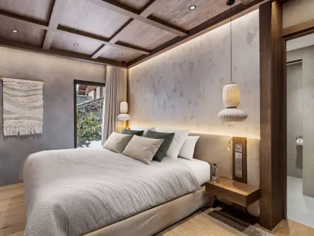 Chalet d'exception avec sauna, piscine chauffée et salle de cinéma - Photo 9