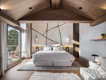 Chalet d'exception avec sauna, piscine chauffée et salle de cinéma - Photo 11