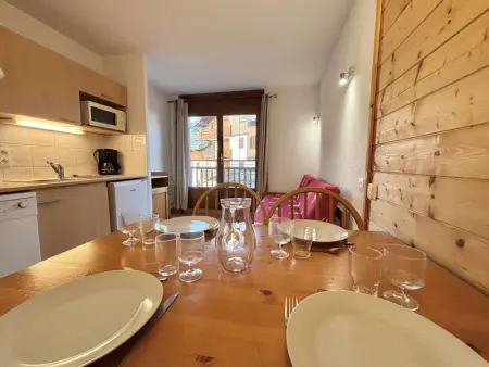 Appartement 2 pièces à Flumet, aux pieds des pistes, piscine, animaux bienvenus, parking inclus - Photo 5