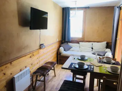 Appartement à Les Avanchers Valmorel, Charmant 2 pièces ski aux pieds, idéal pour 4 pers. à Valmorel - L1019232