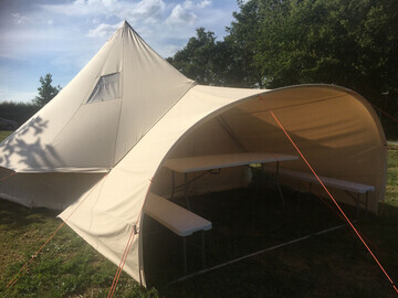 Maison à Pouligny Notre Dame,Tipi en Berry avec activités nautiques et animaux admis FR-1-591-654 N°1019739