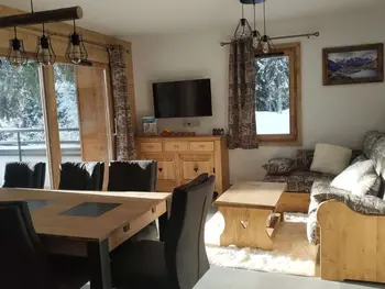 Apartment in Les Saisies,Appartement luxueux 3 pièces, spa privé, skis aux pieds FR-1-810-21 N°1019835