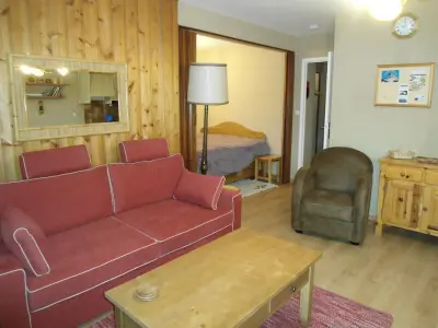 Apartamento en Pra Loup, Studio 5 pers. cosy avec balcon, parking, calme à Pra-Loup - L1019972