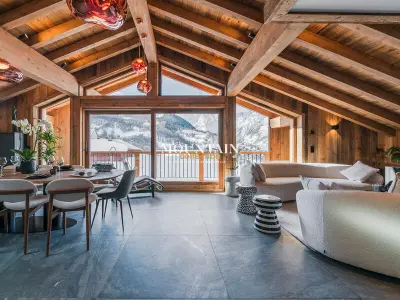 Appartement à Saint Martin de Belleville Les Menuires, Chalet de luxe rénové 2024 proche pistes, 5 chambres, balcon, parking, animaux admis - L1022222