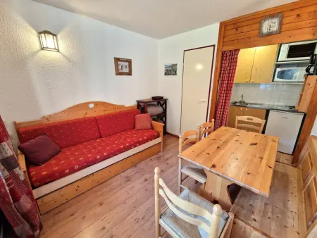 Appartement à Valfréjus, Studio coquet pour 4 au cœur de Valfréjus avec balcon - L1022371