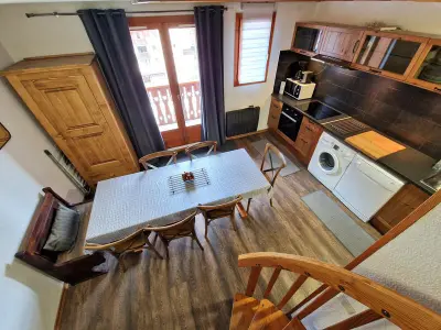 Wohnung in Valfréjus, Appartement 8 pers, 3 chambres + mezzanine, Valfréjus, proche pistes - L1022373