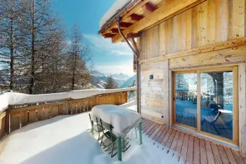 Chalet a Vex,Ecureuil noir COSY & QUIET chalet 10 personnes CH-1981-03 N°1022600