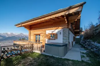 Schweiz, Chalet in Veysonnaz, Hirondelle JACUZZI & LUXURY chalet 12 pers CH-1993-116 N°1022640