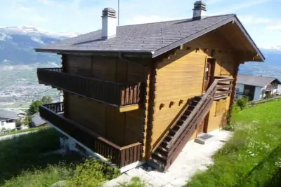 Appartement à Veysonnaz, La Crettaz appdans chalet - SUNNY apartment 6 p - N°1022664