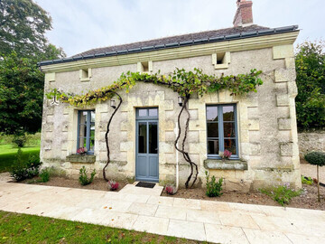 Gite à Avon les Roches,Gîte de charme en Touraine avec jardin, proche châteaux de la Loire FR-1-381-598 N°1023590