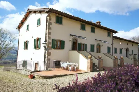 Il Noce, Ferme en Toscane avec piscine et vue - Photo 13