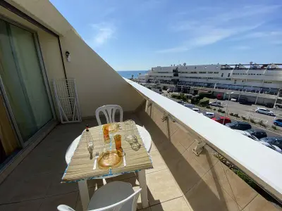 Appartement à Cap d'Agde naturisme, Studio cabine 4 pers, terrasse, parking, Cap d'Agde naturiste - N°1029896