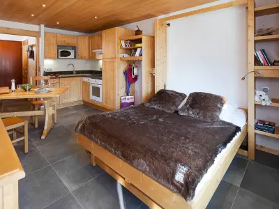 Appartement à Le Grand Bornand, Charmant studio montagnard avec accès bien-être, proche centre et pistes de ski au Grand-Bornand - L1030128