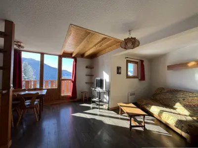 Appartement à Peisey Vallandry, Duplex 8 pers, skis aux pieds à Vallandry, proche centre, balcon - L1030276