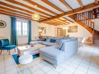 Aube, Gite à Mesnil Saint Père, Villa familiale avec piscine privée, climatisation, wifi et animaux acceptés FR-1-543-364 N°1030408