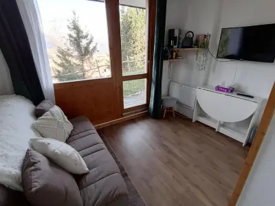 Appartement à La Plagne Montalbert , Charmant studio ski aux pieds avec terrasse et parking - N°1030622