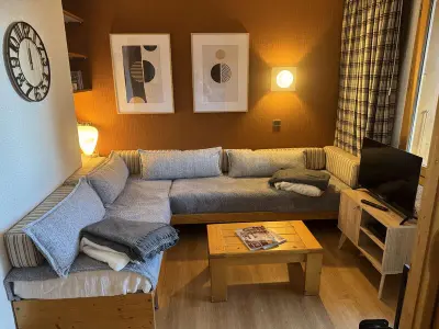 Appartement à Les Avanchers Valmorel, Studio chaleureux 4 pers, pied des pistes, Crève-Coeur - L1030642