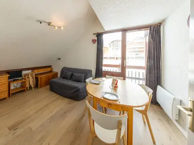 Appartement à Saint François Longchamp, Studio proche pistes pour 4 pers. avec baignoire, ascenseur et appareils de cuisine - N°1030671