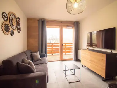 Appartement à Valmorel, Appartement T2 neuf avec balcon, parking couvert, 4 pers. - L1030903