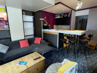 Appartement in Plagne 1800, Charmant studio skis aux pieds à Plagne 1800 pour 4 avec terrasse - L1031173