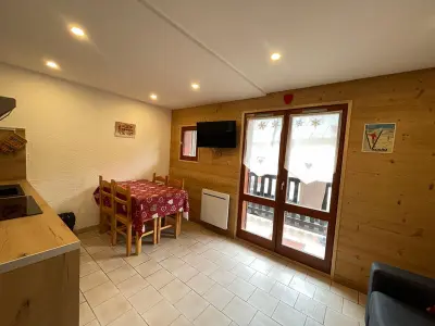 Appartement à Valloire, Studio cabine 4 pers avec Wifi et balcon à Valloire - L1031264