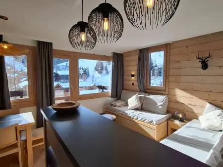 Appartement cosy à Plagne 1800, 4-5 pers, accès piscine - Photo 5