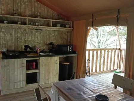 Cabane Trappeur Lodge avec Jacuzzi et Ferme Pédagogique - Photo 6