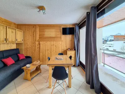 Appartement à La Toussuire, Studio lumineux 5 pers, 50m des pistes avec balcons ensoleillés - L1034470