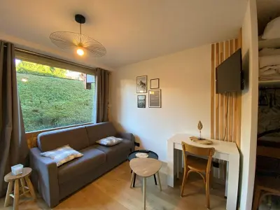 Appartement à Crest Voland, Studio rénové 4 pers. avec terrasse et parking, Crest-Voland - N°1034482