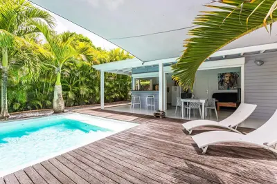 Maison à Saint François, Villa Louise - Maison climatisée avec piscine - N°1035057