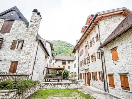 Albergo Diffuso - Cjasa Ustin, Appartement 5 personnes à Lago di Barcis - Photo 17
