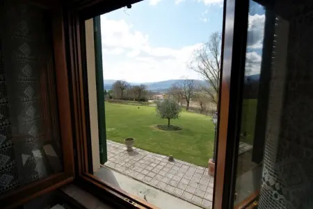 Il Cipresso, Ferme à Poppi avec piscine et vue vallée - Photo 15