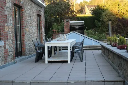 Au bois dormant, Demeure moderne avec piscine privée à Aubel - Photo 10
