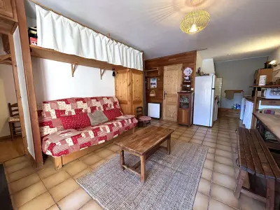 Appartement à Le Monêtier les Bains, Charmant T2 cabine avec jardin et parking près de Serre Chevalier - L1038186