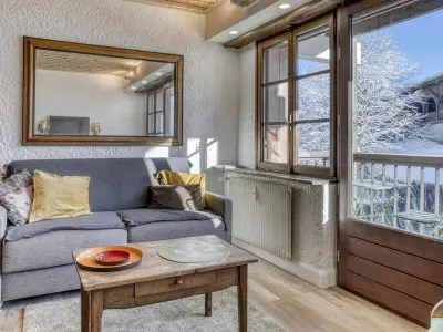 Appartement à Megève, Studio cosy avec coin montagne, proche téléphérique, wifi et parking - L1038443