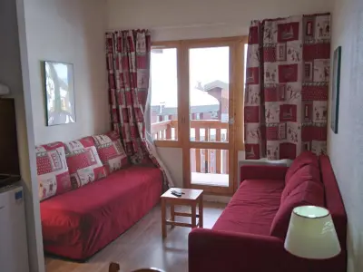 Appartement à Belle Plagne, Appartement skis aux pieds 29m2, 5 pers, animaux admis - L1038595