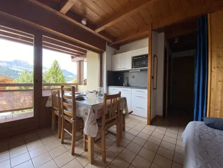 Appartement cosy 1 chambre avec balcons, proche pistes, parking inclus - Photo 1